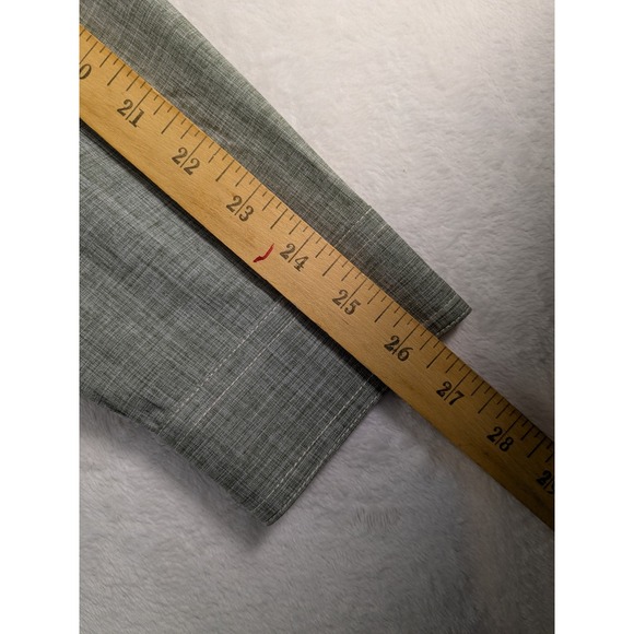 ORVIS Mens Button Up Shirt Long Sleeve Casual Green Travel Medium M - Picture 8 of 12